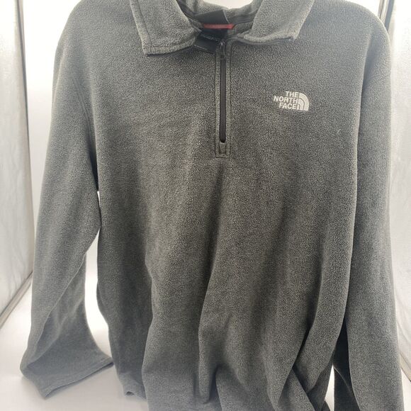 The North Face Other - The North Face Polartec 1/4 Zip Fleece Jacket Mens L Gray Glacier Lightweight